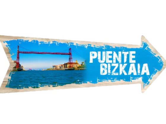 flecha madera entero puente bizkaia