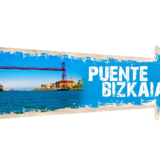 flecha madera entero puente bizkaia
