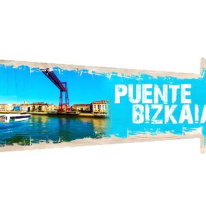 Flecha madera torre puente bizkaia