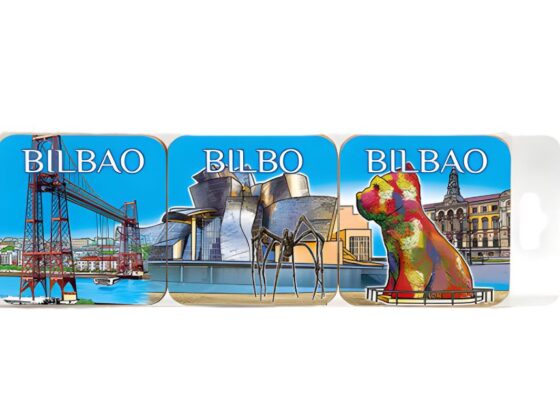 Set 6 Posavasos azul Bilbao