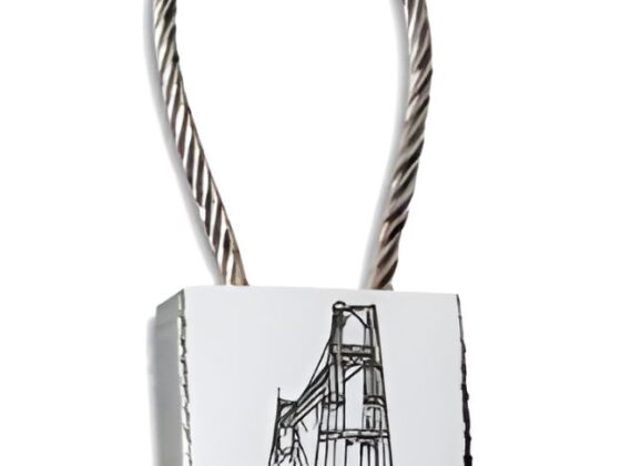 llavero candado puente bizkaia