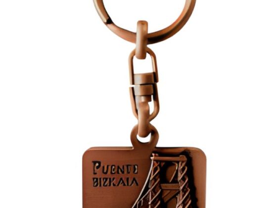 llavero cobre puente bizkaia