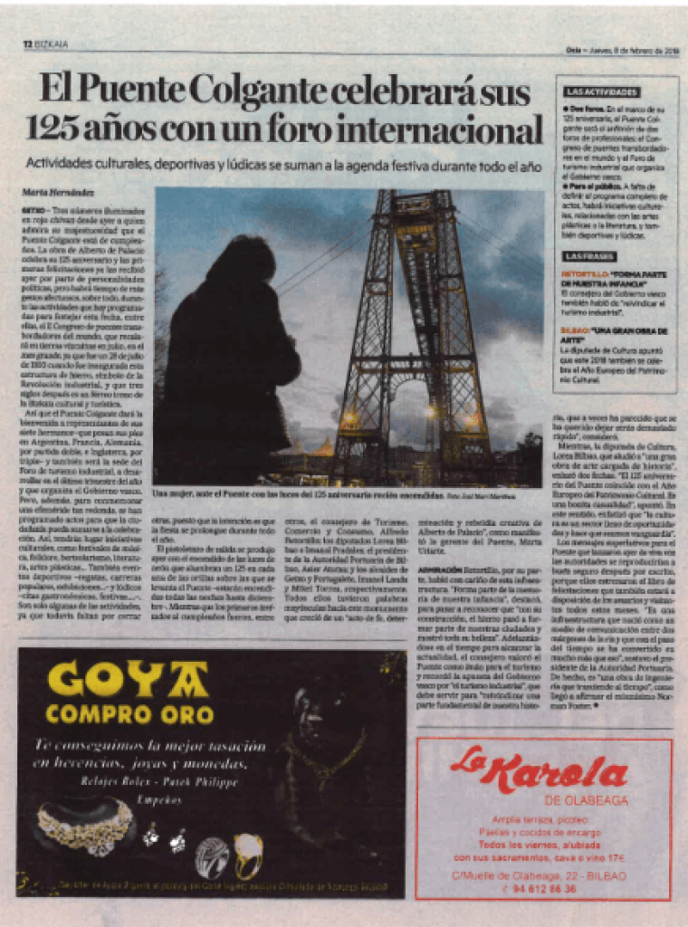 125 aniversario puente bizkaia -DEIA