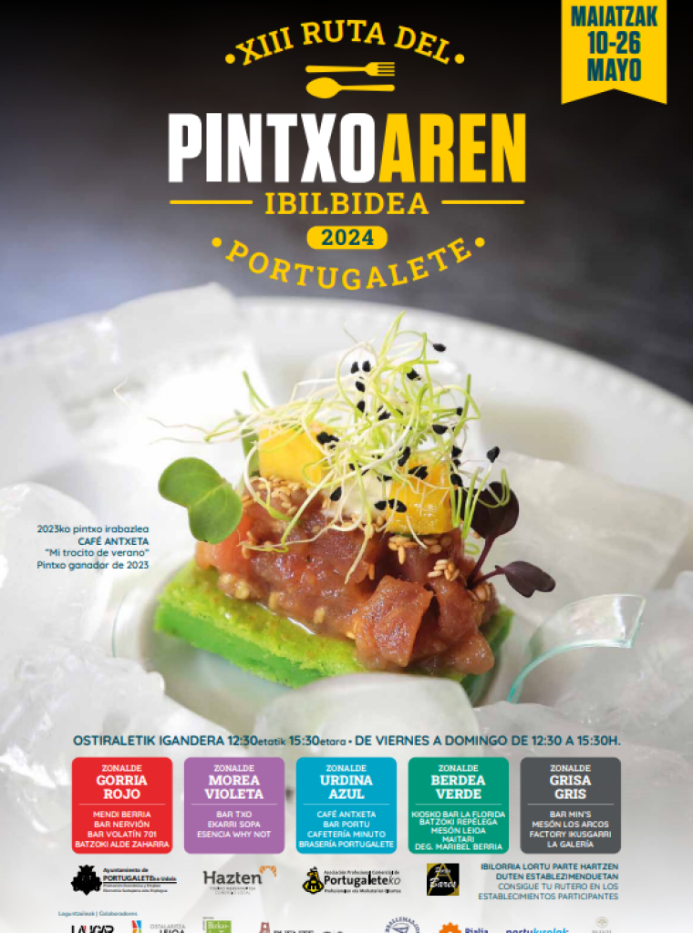 ruta de pintxos portugalete 2024